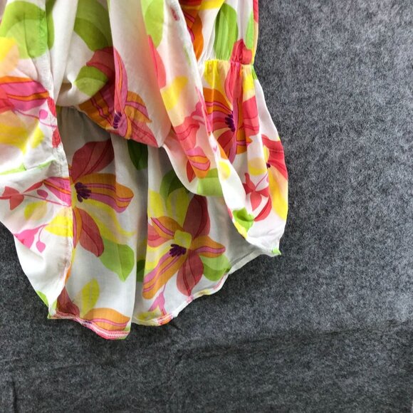 Victoria's Secret Halter Cami Top Womens XS V-Neck Floral Babydoll Colorful - Picture 5 of 10